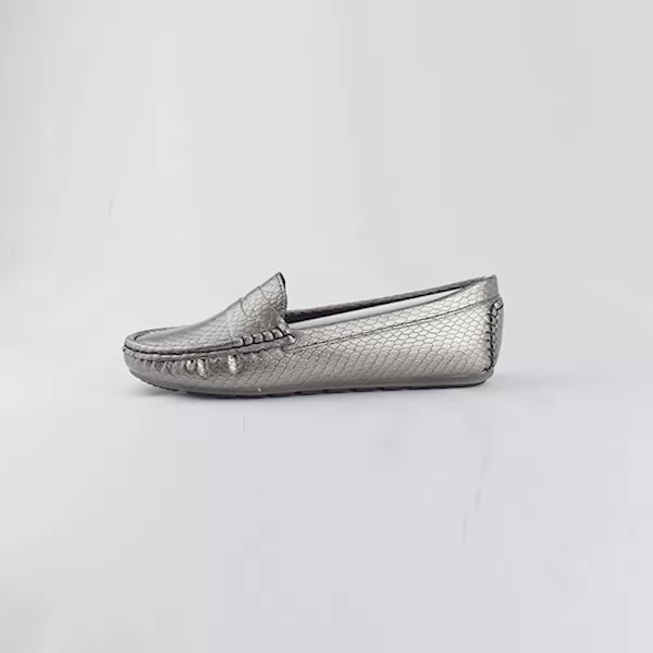 Mocassin pour femme M2023-1 gris nickel ...........   
